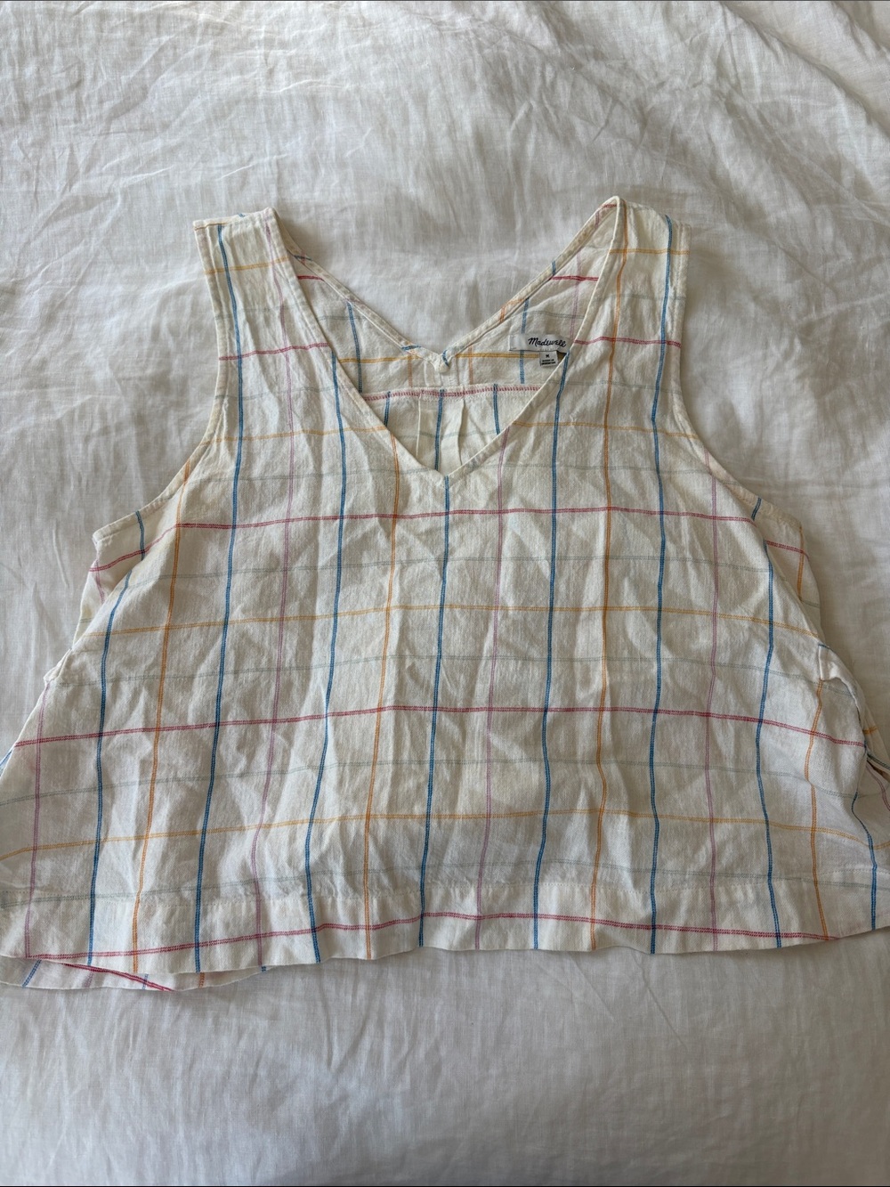 Madewell Plaid Top